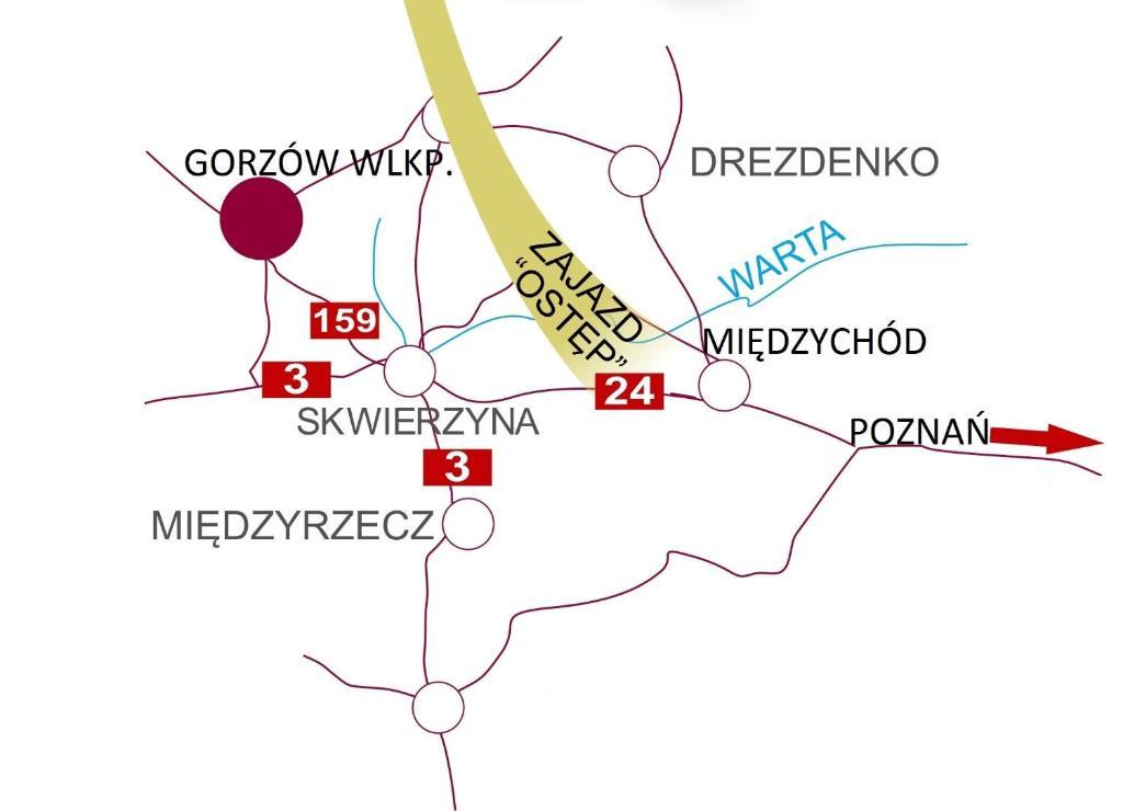 Zajazd Ostep Gorzyń Екстериор снимка